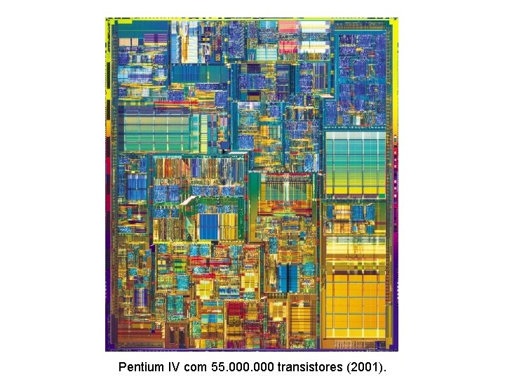 Pentium IV com 55. 000 transistores (2001). 