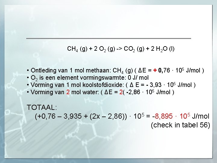 CH 4 (g) + 2 O 2 (g) > CO 2 (g) + 2 CH 4 (g) + 2 O 2 (g) > CO 2 (g) + 2