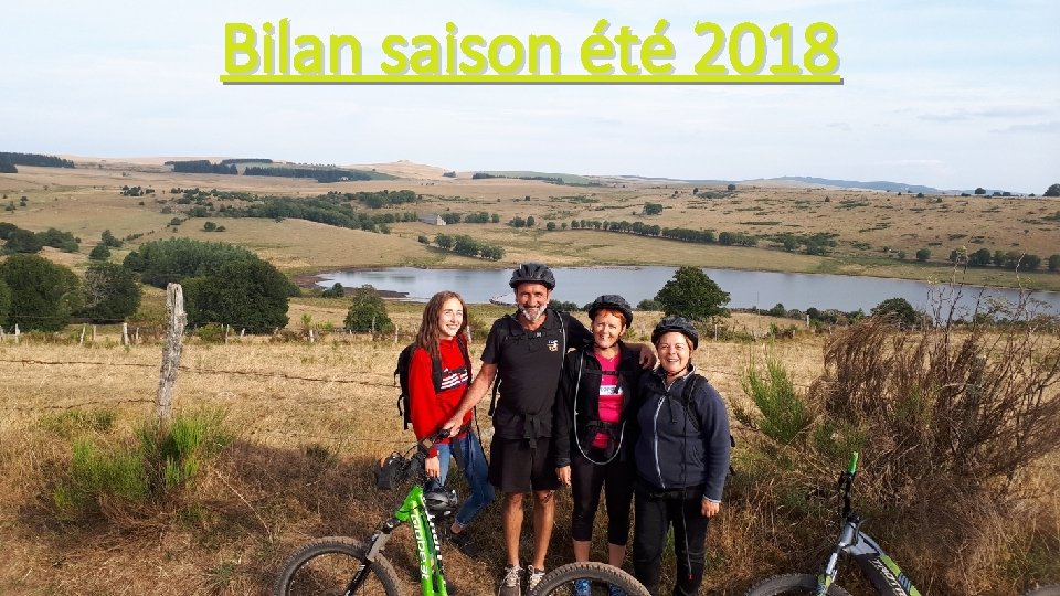 Bilan saison été 2018 