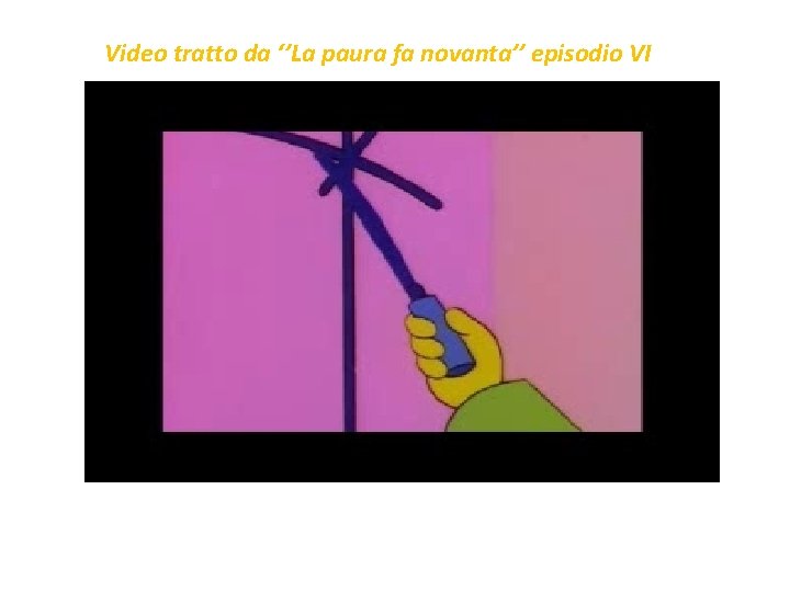 Video tratto da ‘’La paura fa novanta’’ episodio VI Video tratto da ‘’La paura fa novanta’’ episodio VI