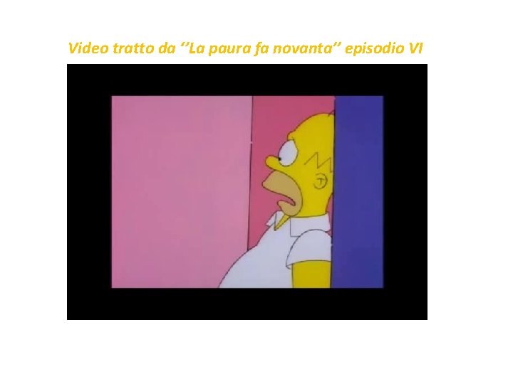 Video tratto da ‘’La paura fa novanta’’ episodio VI Video tratto da ‘’La paura fa novanta’’ episodio VI