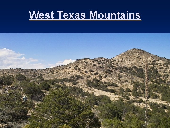 West Texas Mountains 