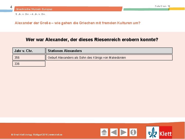 4 Folie 5 von 19 Griechische Wurzeln Europas 9. Jh. v. Chr. – 4.