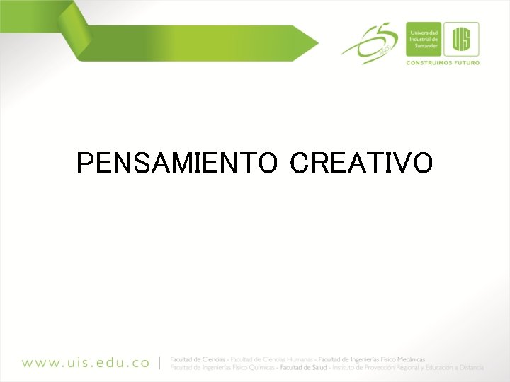 PENSAMIENTO CREATIVO 