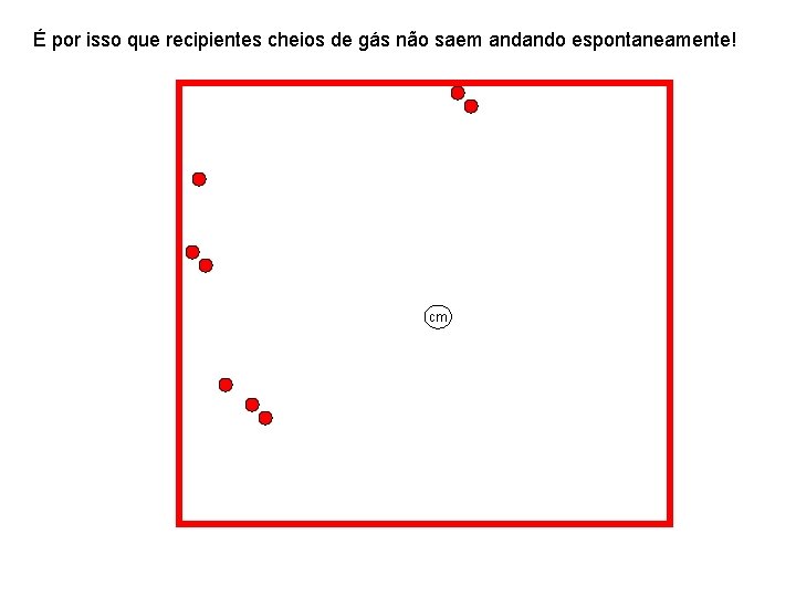 É por isso que recipientes cheios de gás não saem andando espontaneamente! cm É por isso que recipientes cheios de gás não saem andando espontaneamente! cm