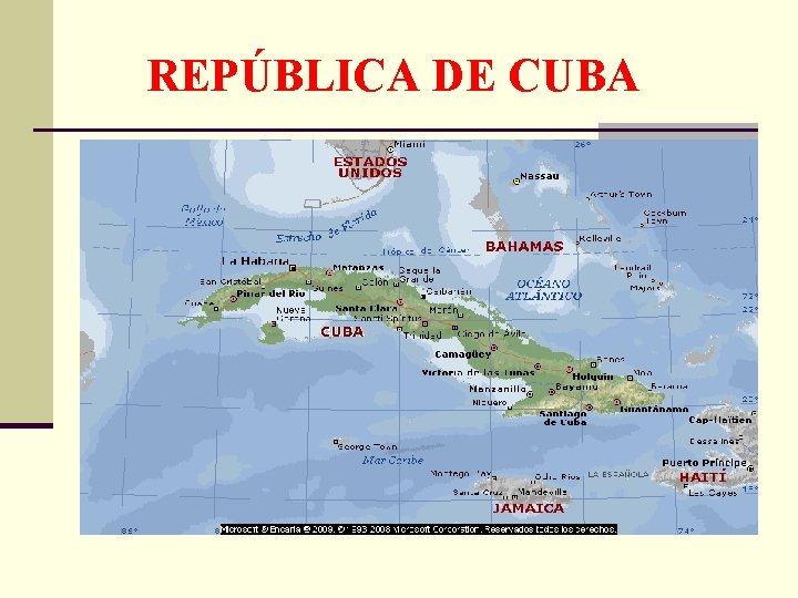 REPÚBLICA DE CUBA 