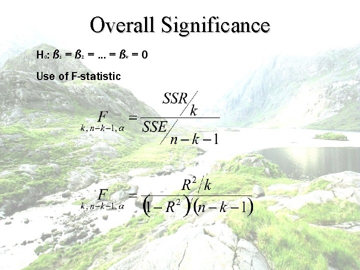 Multiple Regression Analysis Inference Assumptions Of The Classical