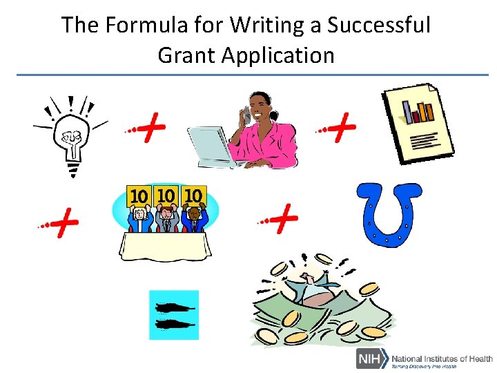 The Formula for Writing a Successful Grant Application The Formula for Writing a Successful Grant Application