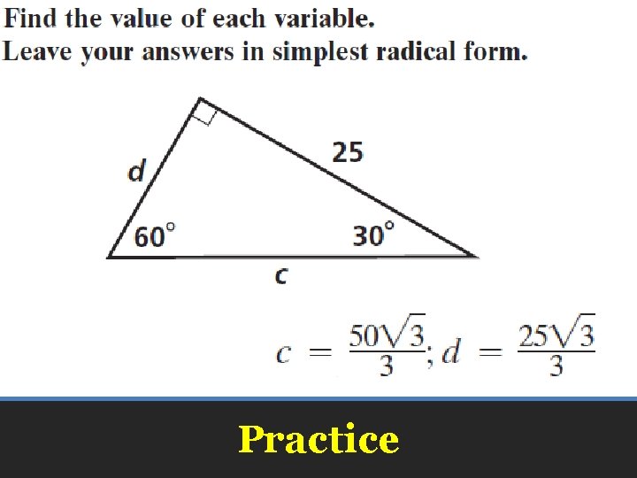 Special Right Triangles 45 45 90 Geometry 7