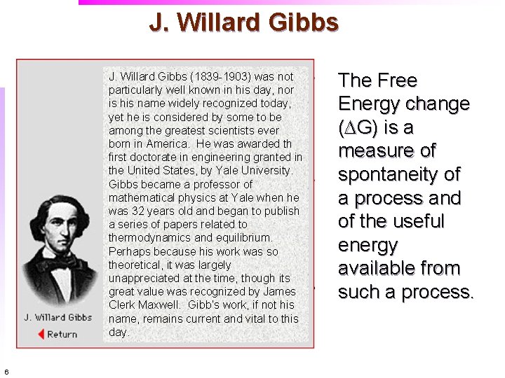 J. Willard Gibbs (1839 -1903) was not particularly well known in his day, nor