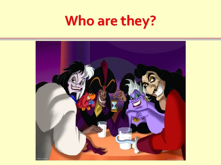 Who are they? 