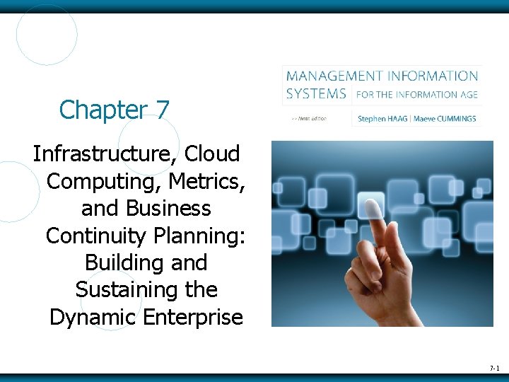 Chapter 7 Infrastructure, Cloud Computing, Metrics, and Business Continuity Planning: Building and Sustaining the