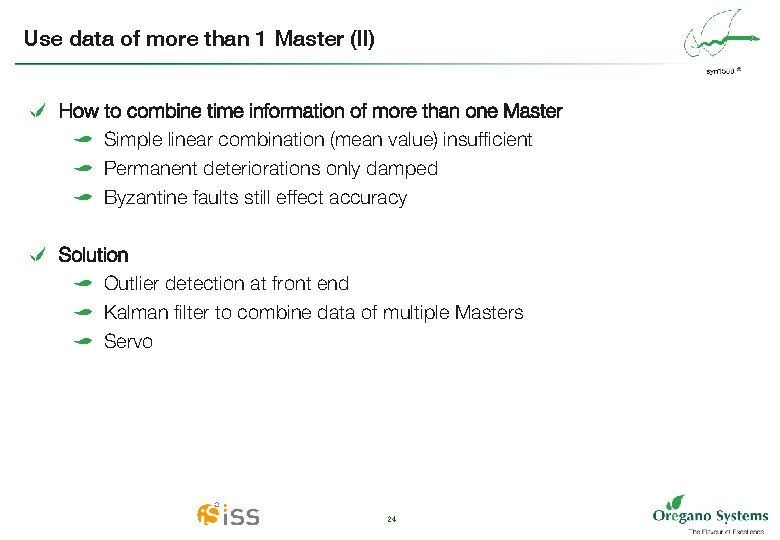 Use data of more than 1 Master (II) e How to combine time information