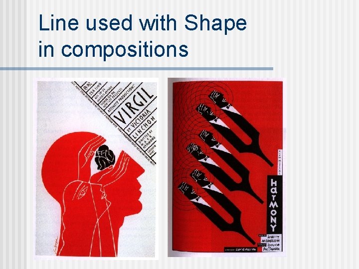 Line used with Shape in compositions 