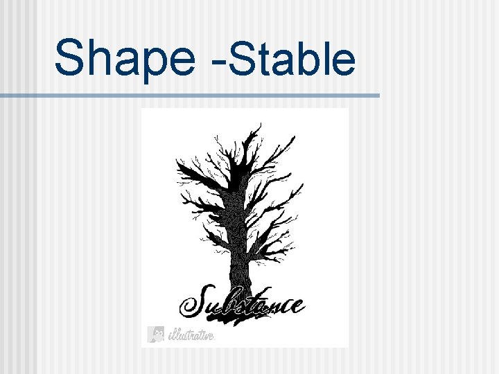 Shape -Stable 