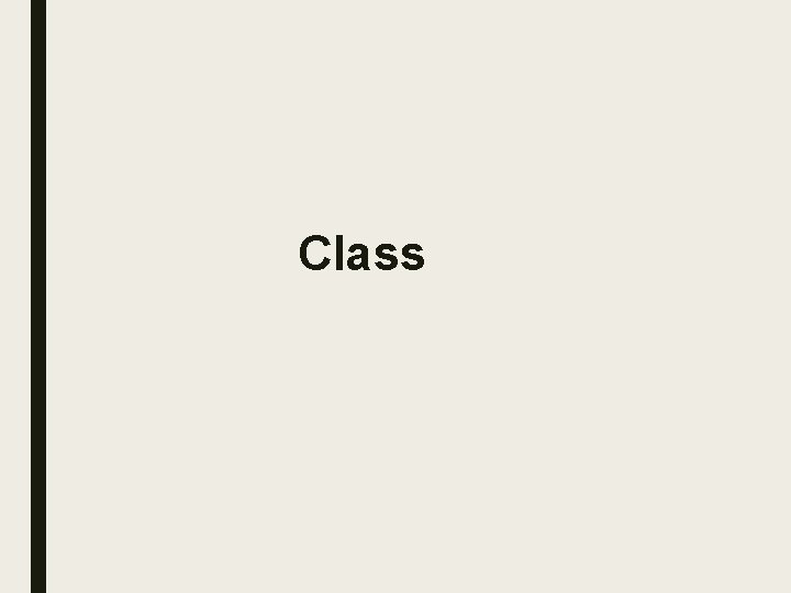 Class Class
