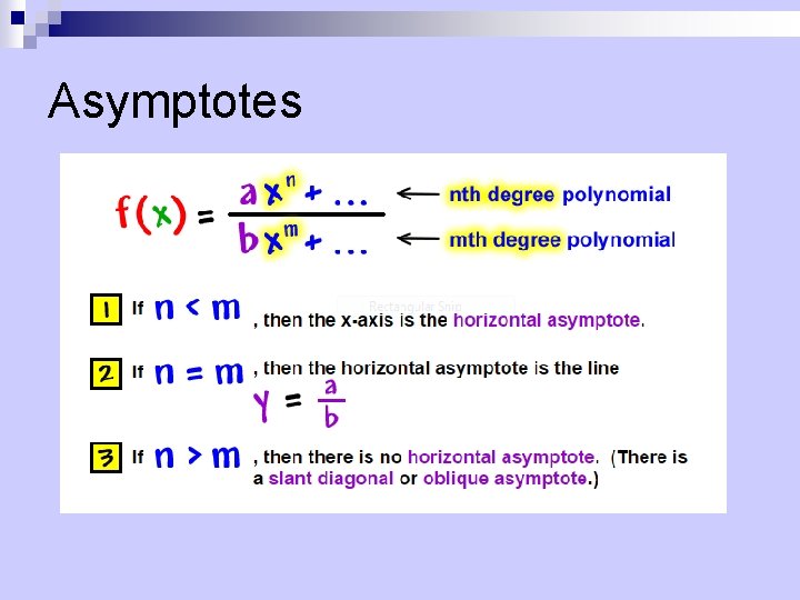 Asymptotes 