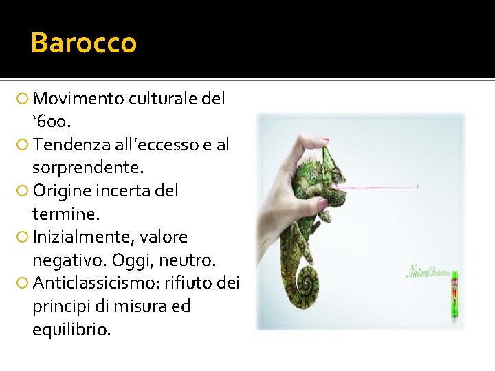 Barocco Movimento culturale del ‘ 600. Tendenza all’eccesso e al sorprendente. Origine incerta del Barocco Movimento culturale del ‘ 600. Tendenza all’eccesso e al sorprendente. Origine incerta del