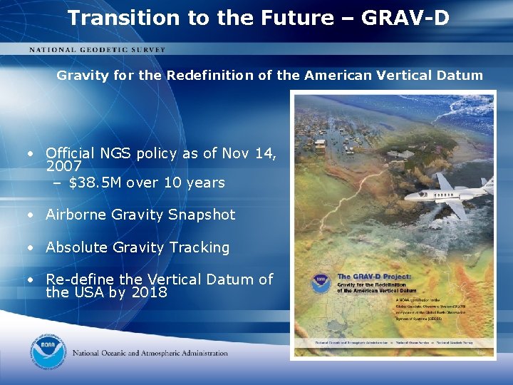 Transition to the Future – GRAV-D Gravity for the Redefinition of the American Vertical