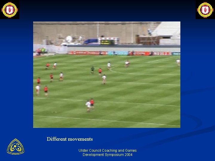 Different movements Ulster Council Coaching and Games Development Symposium 2004 