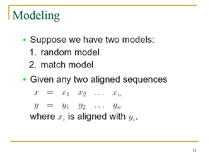 Modeling 11 