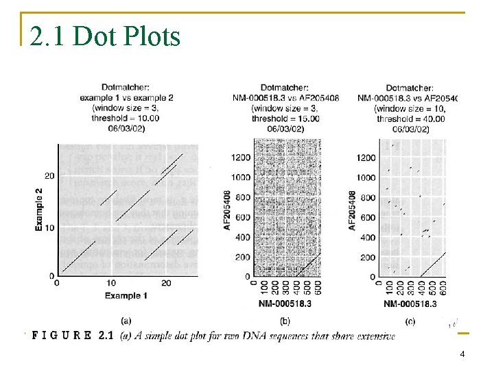 2. 1 Dot Plots 4 