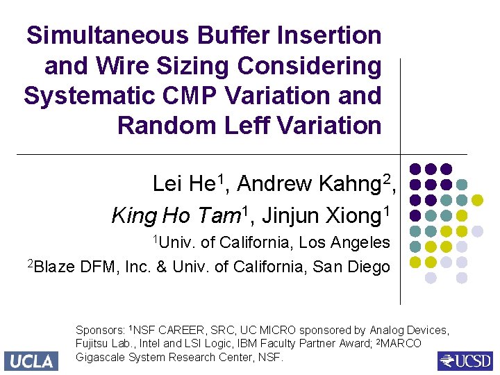 Simultaneous Buffer Insertion and Wire Sizing Considering Systematic CMP Variation and Random Leff Variation