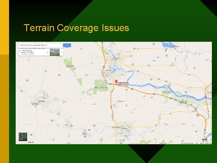 Terrain Coverage Issues 