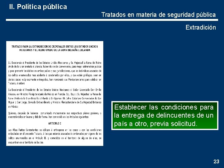TRATADOS INTERNACIONALES EN MATERIA DE SEGURIDAD PBLICA Cuenta