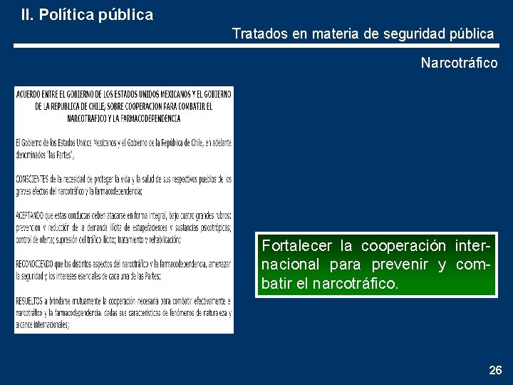 TRATADOS INTERNACIONALES EN MATERIA DE SEGURIDAD PBLICA Cuenta