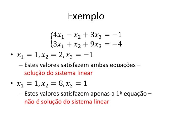 Exemplo • 