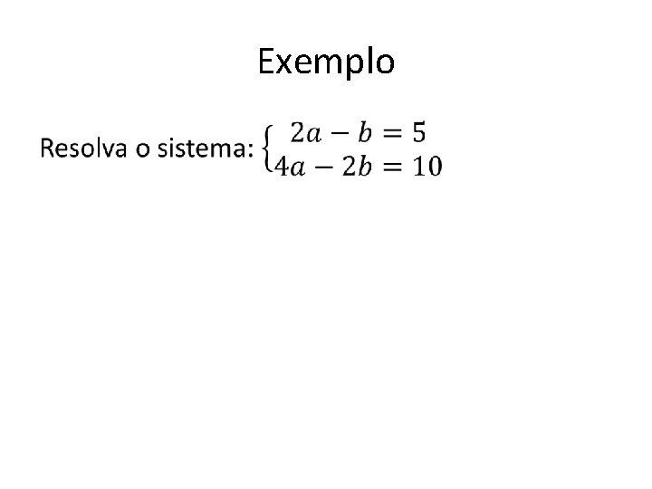 Exemplo • 