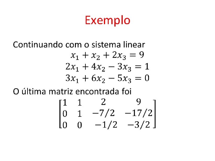 Exemplo • 