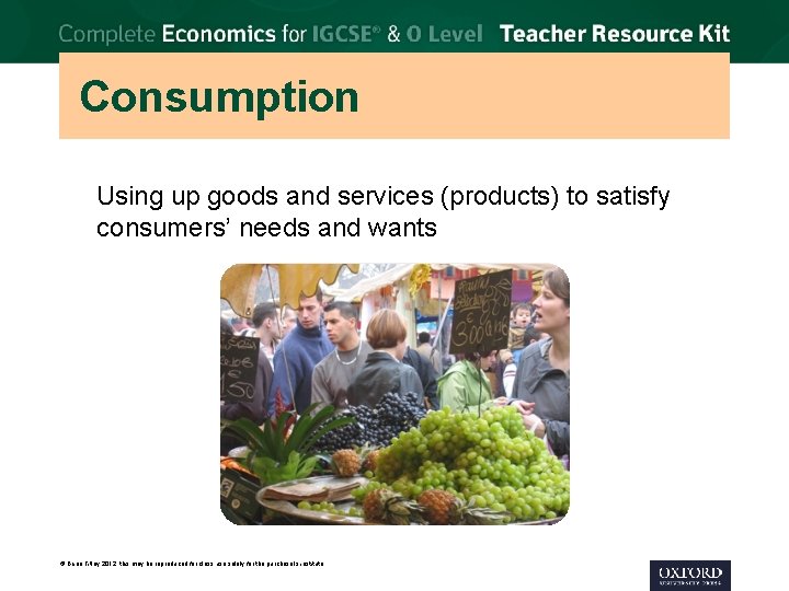 S 1 IGCSEO Level Economics 1 1 The
