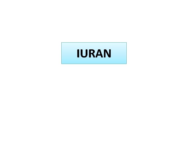 IURAN 