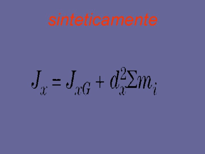 sinteticamente 