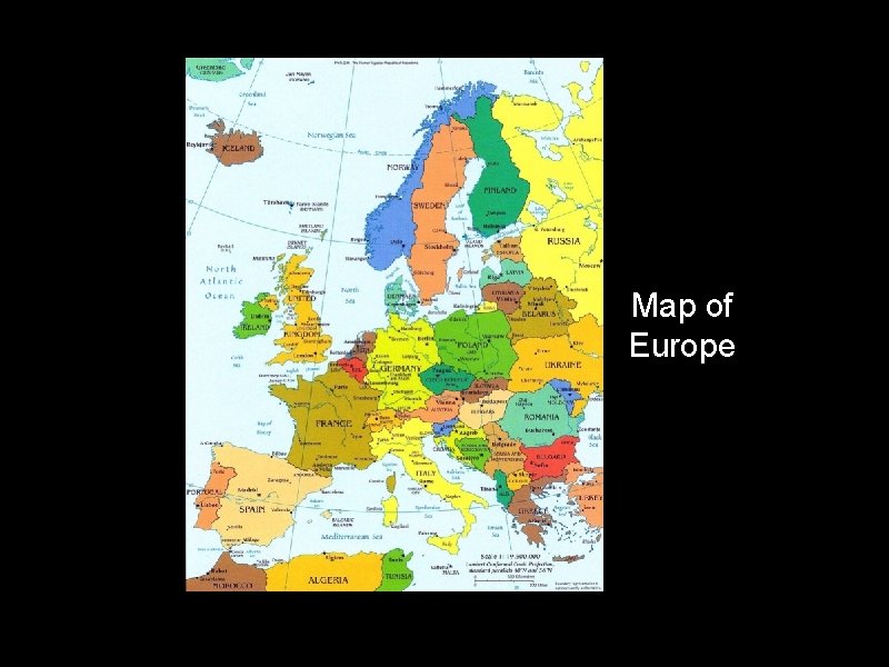 Map of Europe 