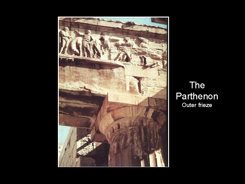 The Parthenon Outer frieze 