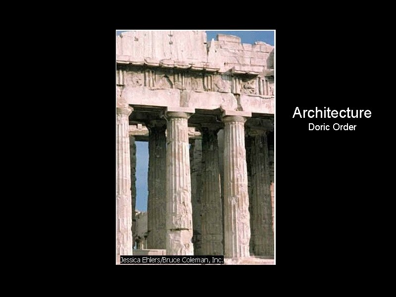 Architecture Doric Order 