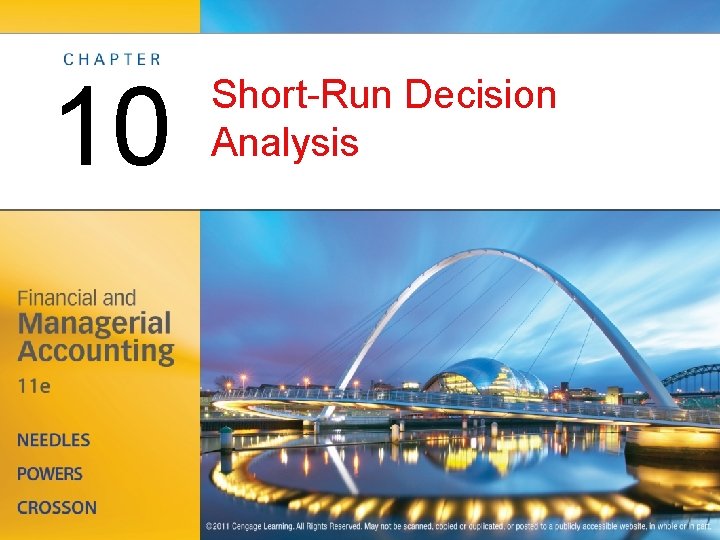 10 Short-Run Decision Analysis 