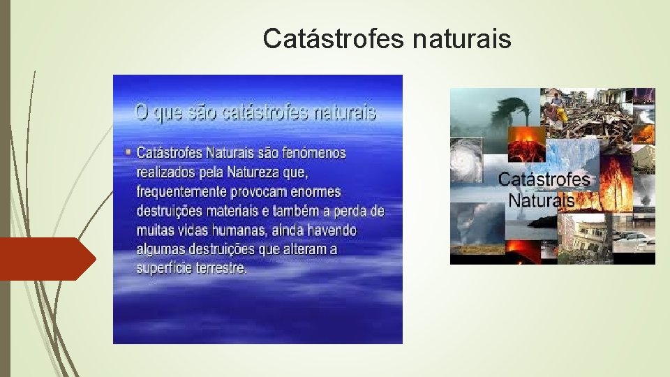 Catástrofes naturais 