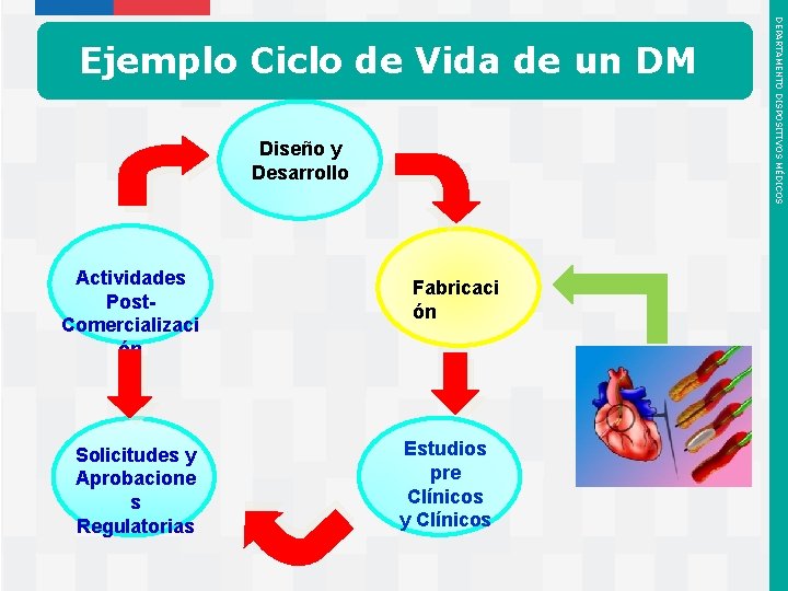 Diseño y Desarrollo Actividades Post. Comercializaci ón Solicitudes y Aprobacione s Regulatorias Instituto de