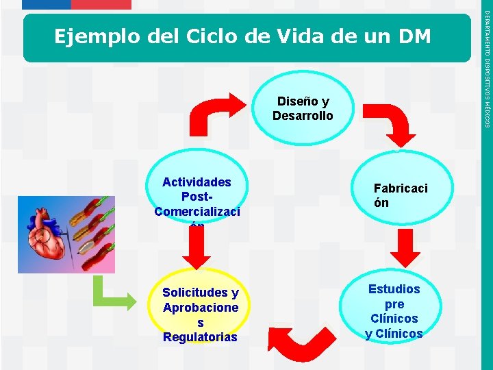 Diseño y Desarrollo Actividades Post. Comercializaci ón Solicitudes y Aprobacione s Regulatorias Instituto de