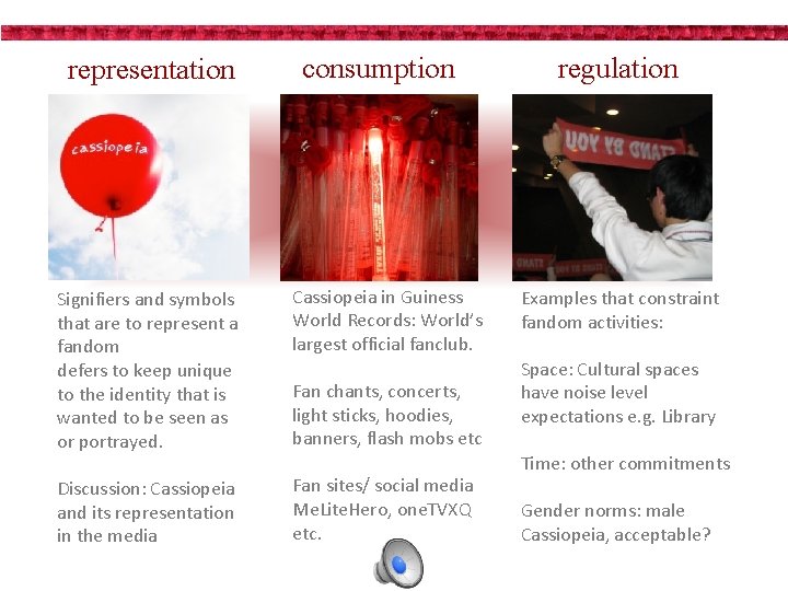 representation consumption Signifiers and symbols that are to represent a fandom defers to keep representation consumption Signifiers and symbols that are to represent a fandom defers to keep