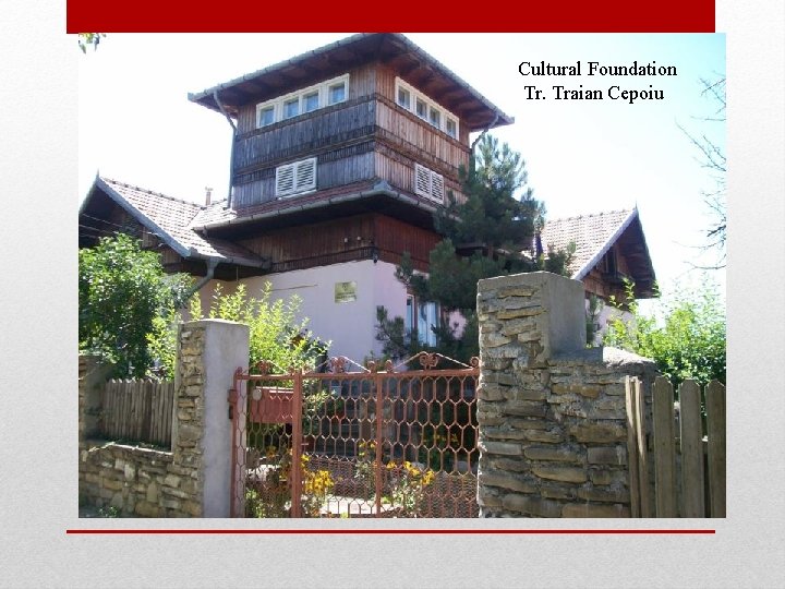Cultural Foundation Tr. Traian Cepoiu 