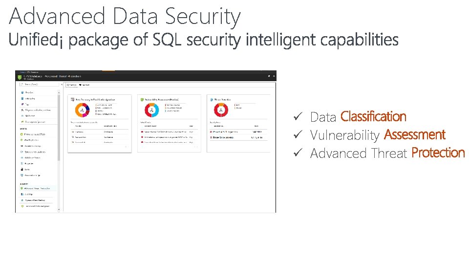 Advanced Data Security ü Data ü Vulnerability ü Advanced Threat 