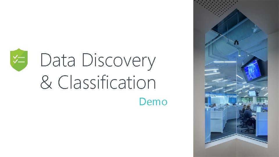 Data Discovery & Classification Demo 