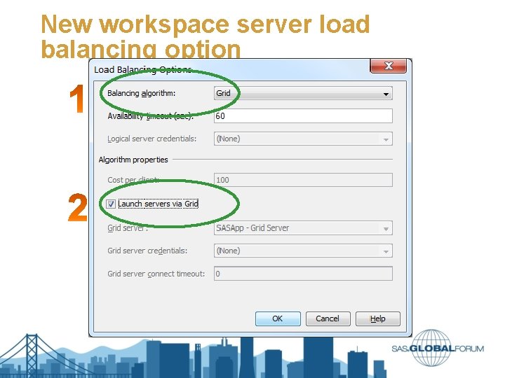 New workspace server load balancing option New workspace server load balancing option