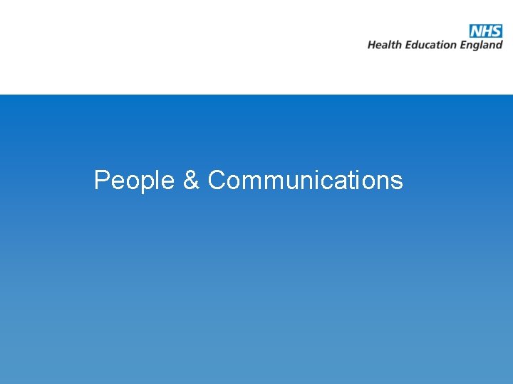 People & Communications 