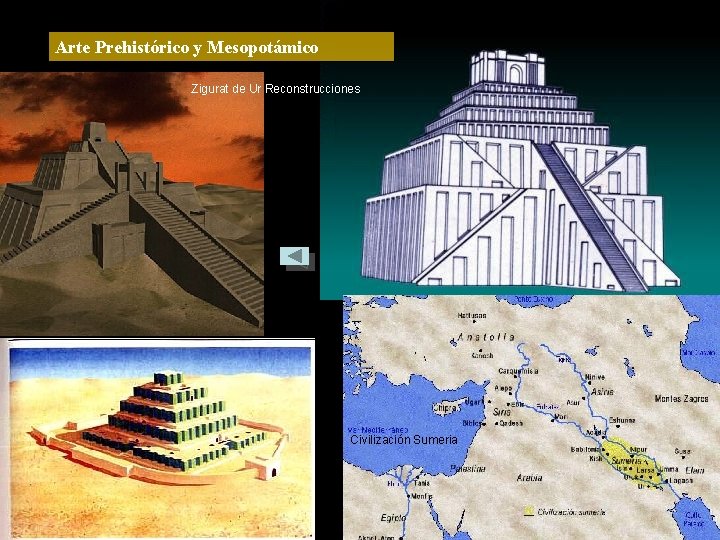 Arte Prehistórico y Mesopotámico Zigurat de Ur Reconstrucciones Civilización Sumeria 